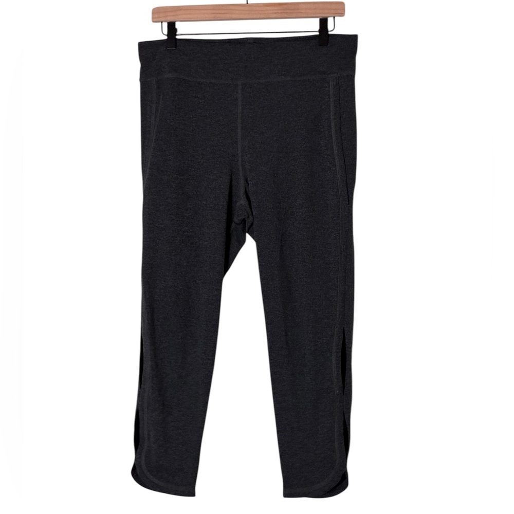 Free People | FP Movement gray cropped high rise cutout leg skinny leggings - Picture 2 of 14